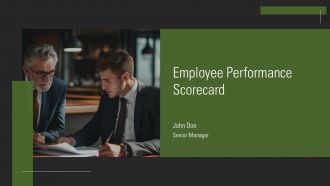 Employee Performance Scorecard PPT Structure AT