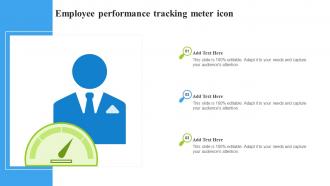Employee Performance Tracking Meter Icon