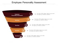 Employee personality assessment ppt powerpoint presentation professional show cpb