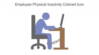 Employee Physical Inactivity Colored Icon In Powerpoint Pptx Png And Editable Eps Format