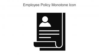 Employee Policy Monotone Icon In Powerpoint Pptx Png And Editable Eps Format