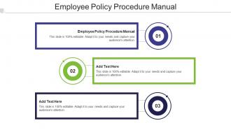 Employee Policy Procedure Manual Ppt Powerpoint Presentation Styles Graphics Cpb