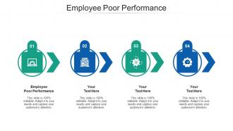 Employee poor performance ppt powerpoint presentation gallery objects cpb
