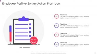 Employee Positive Survey Action Plan Icon