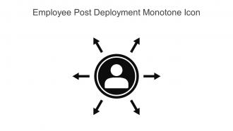 Employee Post Deployment Monotone Icon In Powerpoint Pptx Png And Editable Eps Format