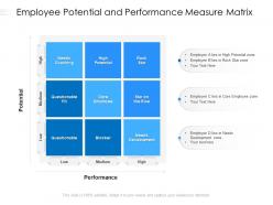Employee Potential And Performance Measure Matrix