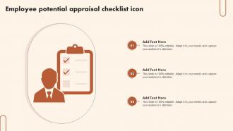 Employee Potential Appraisal Checklist Icon