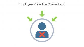 Employee Prejudice Colored Icon In Powerpoint Pptx Png And Editable Eps Format