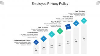 Employee privacy policy ppt powerpoint presentation deck cpb