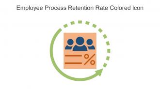 Employee Process Retention Rate Colored Icon In Powerpoint Pptx Png And Editable Eps Format