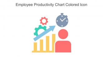 Employee Productivity Chart Colored Icon In Powerpoint Pptx Png And Editable Eps Format