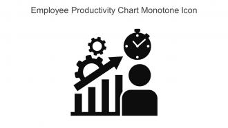 Employee Productivity Chart Monotone Icon In Powerpoint Pptx Png And Editable Eps Format