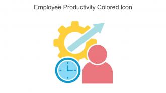 Employee Productivity Colored Icon In Powerpoint Pptx Png And Editable Eps Format