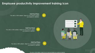 Employee Productivity Improvement Training Icon