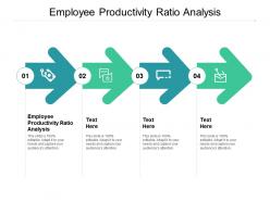 Employee productivity ratio analysis ppt powerpoint presentation tips cpb