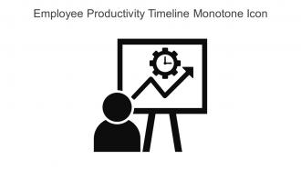 Employee Productivity Timeline Monotone Icon In Powerpoint Pptx Png And Editable Eps Format