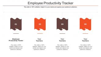 Employee Productivity Tracker Ppt Powerpoint Presentation Infographics Cpb