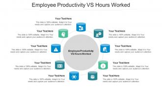 Employee productivity vs hours worked ppt powerpoint presentation graphics cpb