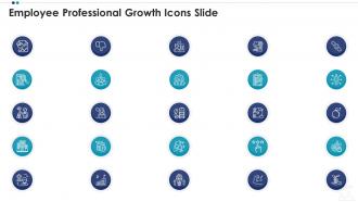 Employee professional growth icons slide ppt slides