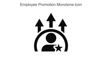 Employee Promotion Monotone Icon In Powerpoint Pptx Png And Editable Eps Format