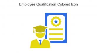Employee Qualification Colored Icon In Powerpoint Pptx Png And Editable Eps Format