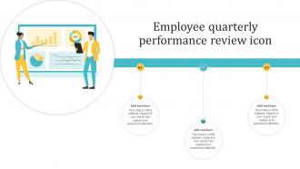 Employee Quarterly Performance Review Icon