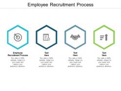 Employee recruitment process ppt powerpoint presentation model visual aids cpb