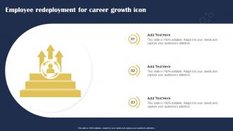 Employee Redeployment For Career Growth Icon
