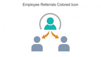 Employee Referrals Colored Icon in powerpoint pptx png and editable eps format