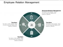Employee relation management ppt powerpoint presentation inspiration grid cpb