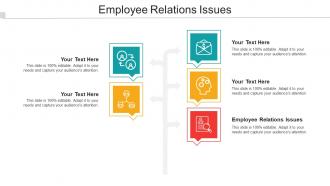 Employee Relations Issues Ppt Powerpoint Presentation Show Master Slide Cpb