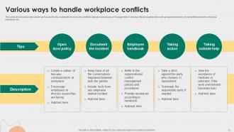 Employee Relations Management To Develop Positive Work Culture Complete Deck Attractive Multipurpose