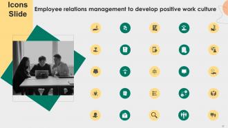 Employee Relations Management To Develop Positive Work Culture Complete Deck Idea Graphical