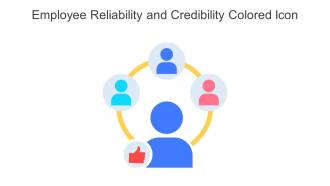 Employee Reliability And Credibility Colored Icon In Powerpoint Pptx Png And Editable Eps Format