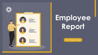 Employee Report PowerPoint PPT Template Bundles