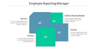 Employee reporting manager ppt powerpoint presentation ideas graphic tips cpb