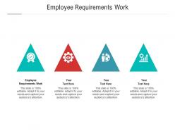 Employee requirements work ppt powerpoint presentation slides graphics tutorials cpb