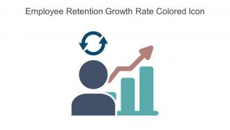 Employee Retention Growth Rate Colored Icon In Powerpoint Pptx Png And Editable Eps Format