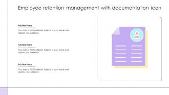 Employee Retention Management With Documentation Icon
