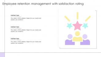 Employee Retention Management With Satisfaction Rating