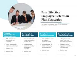 Employee Retention Plan Strategies Document Business Improving Environment Structure