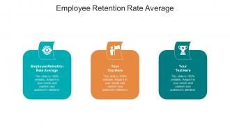 Employee retention rate average ppt powerpoint presentation gallery guide cpb