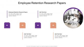 Employee Retention Research Papers In Powerpoint And Google Slides Cpb