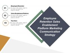 Employee retention sales enablement platform marketing communication strategy cpb