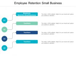 Employee retention small business ppt powerpoint presentation pictures graphic tips cpb