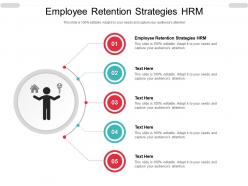 Employee retention strategies hrm ppt powerpoint presentation file themes cpb