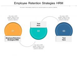 Employee retention strategies hrm ppt powerpoint presentation ideas topics cpb
