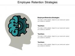 Employee retention strategies ppt powerpoint presentation ideas graphics cpb