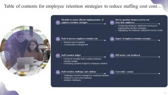 Employee Retention Strategies To Reduce Staffing Cost Powerpoint Presentation Slides Attractive Designed