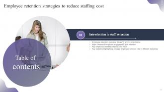 Employee Retention Strategies To Reduce Staffing Cost Powerpoint Presentation Slides Graphical Designed